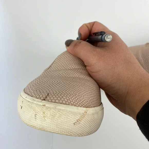 Vegan snakeskin faux leather Casual  business casual flat loafers slip on 7.5 - Picture 13 of 13